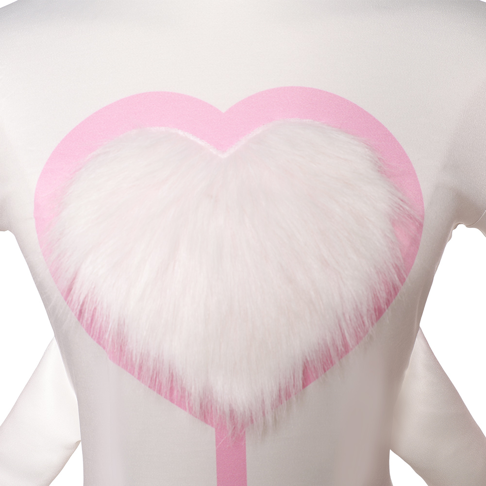 Hazbin Hotel Season 2 Angel Dust Pink White Outfit Milk Silk Halloween Carnival Cosplay Costume 