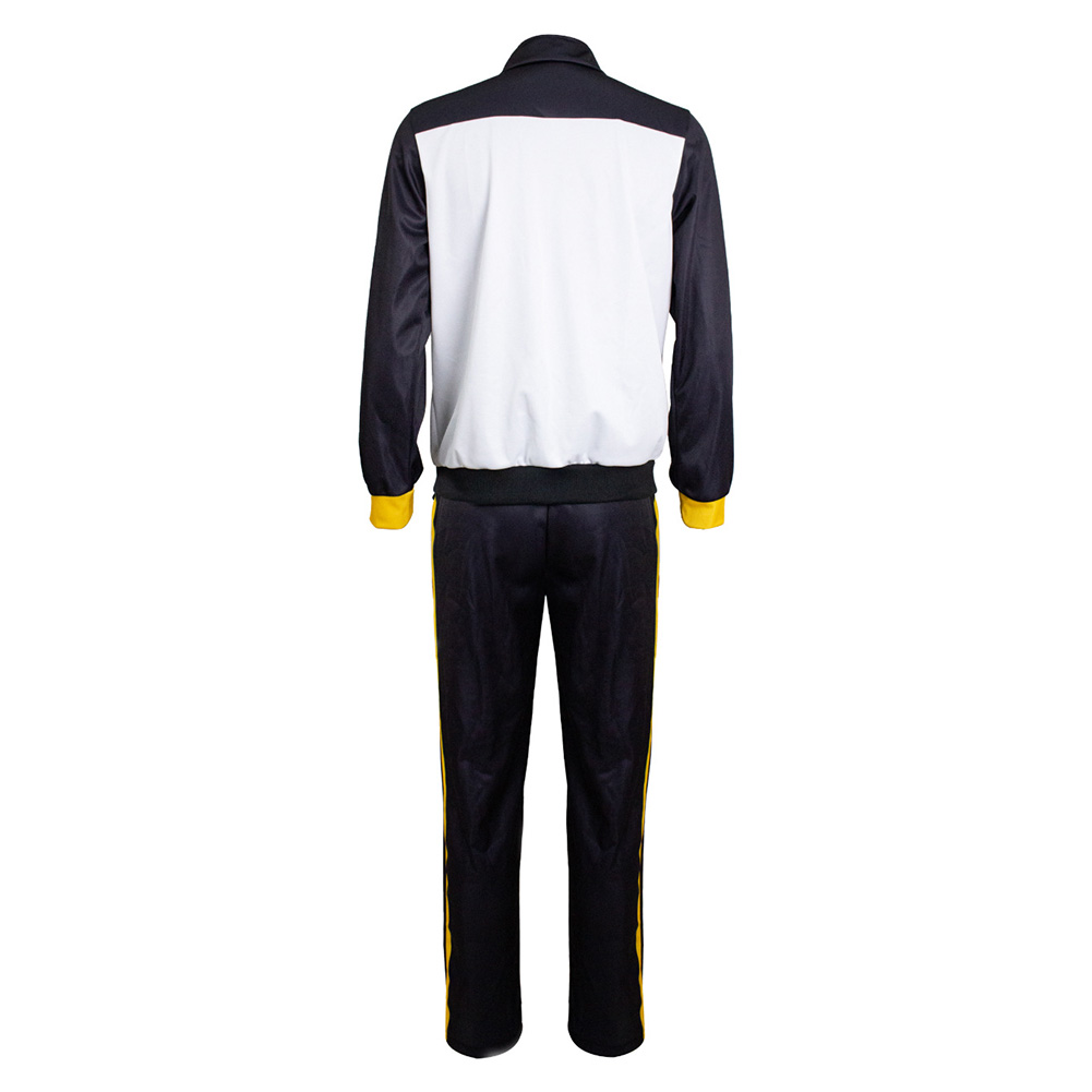 Natsuki Subaru Black and White Sportswear Outfits Halloween Carnival Cosplay Costume