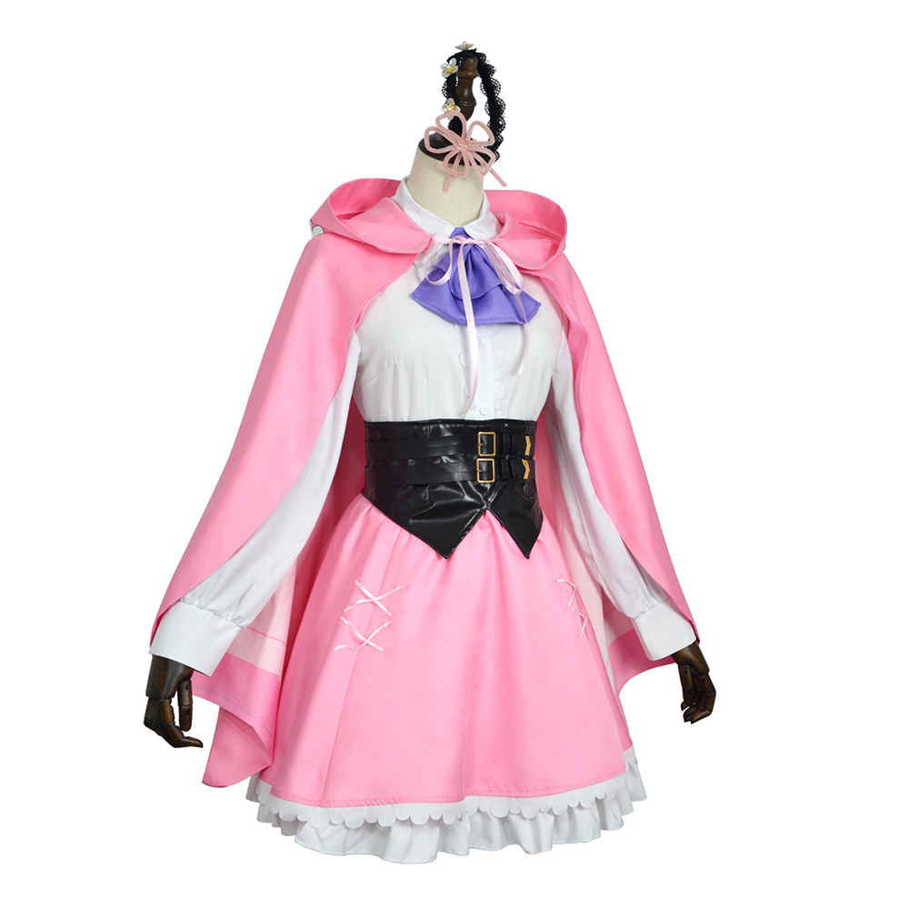 Season 4 Rem Pink Outfit Halloween Carnival Cosplay Costume