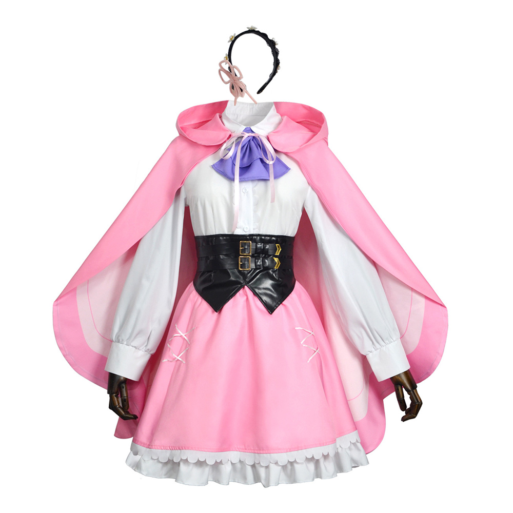Season 4 Rem Pink Outfit Halloween Carnival Cosplay Costume