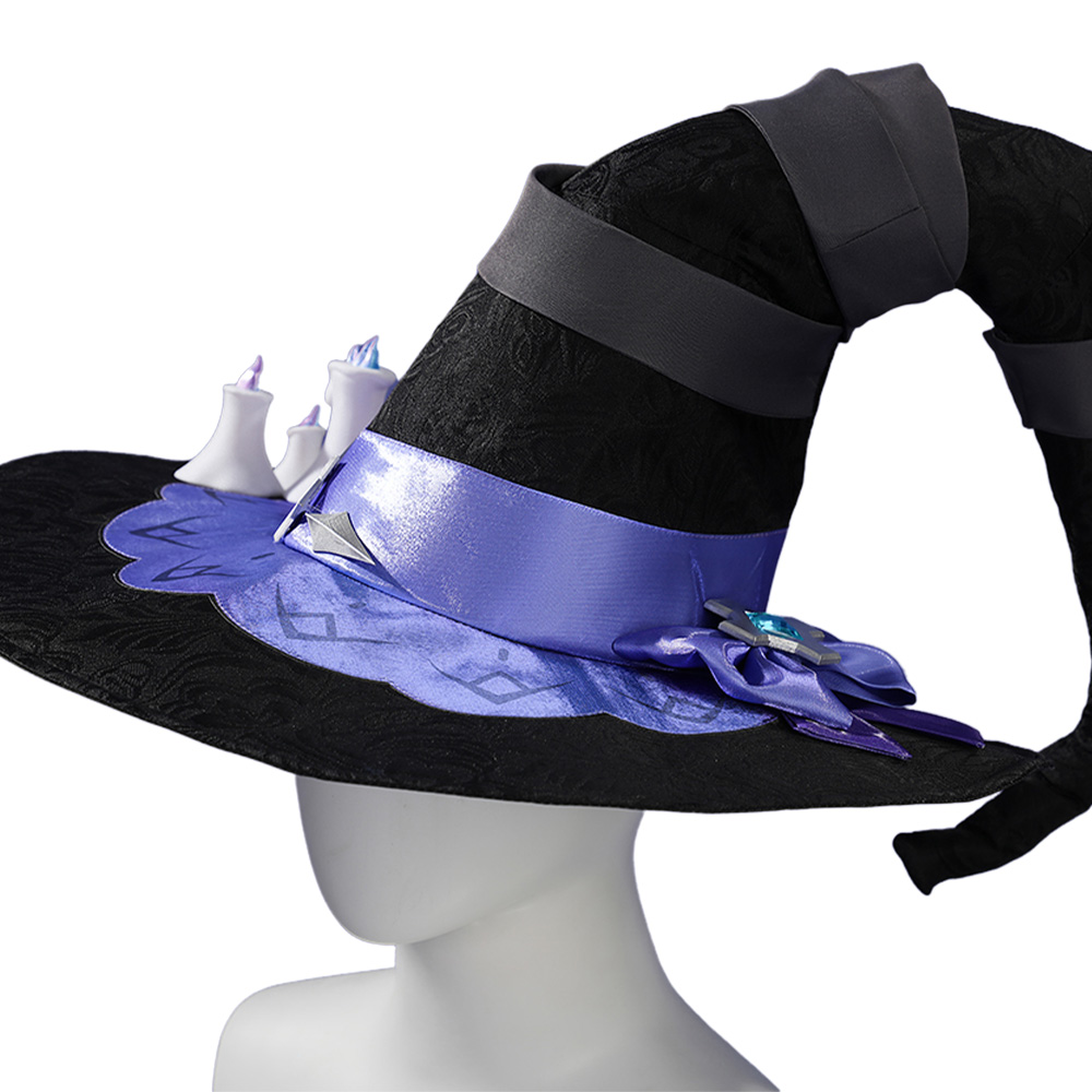 Genshin Impact Clorinde Purple Dress Outfit Halloween Carnival Cosplay Costume