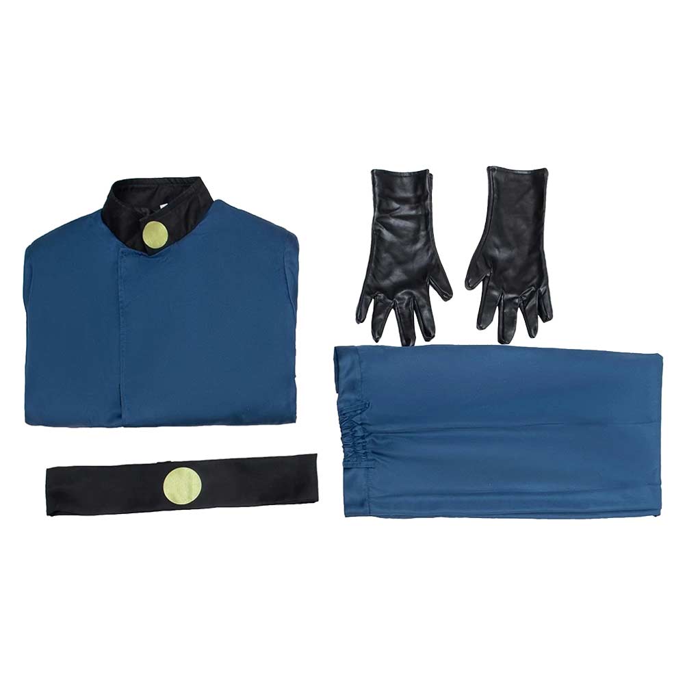 Kim Possible Dr. Drakken Blue Uniform Outfit Halloween Carnival Cosplay Costume