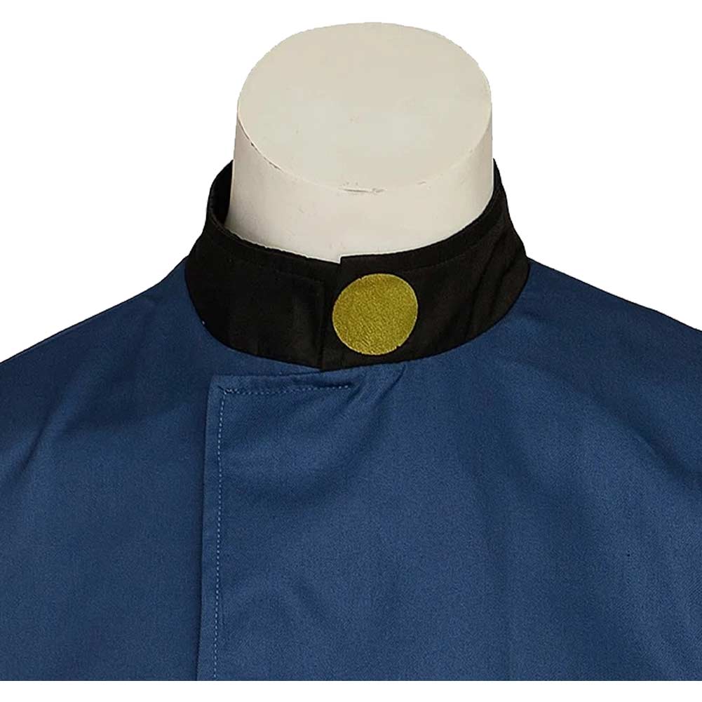 Kim Possible Dr. Drakken Blue Uniform Outfit Halloween Carnival Cosplay Costume