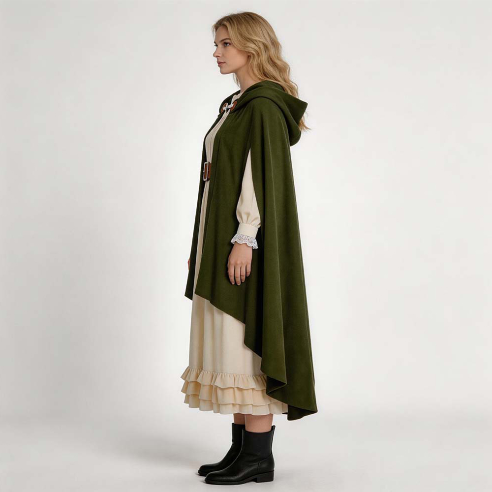 The Lord of the Rings The Hobbit Green Cloak Outfits Halloween Carnival Cosplay Costume