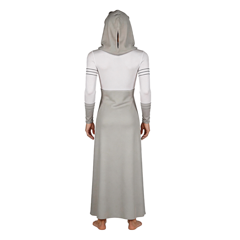 Invincible Mark Grayson Gray Hooded Jumpsuit Outfits Halloween Carnival Cosplay Costume