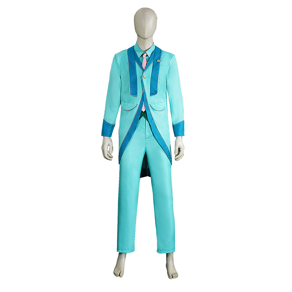 Wicked:For Good The Wizard of Oz Light Blue Suit Outfit Halloween Carnival Cosplay Costume