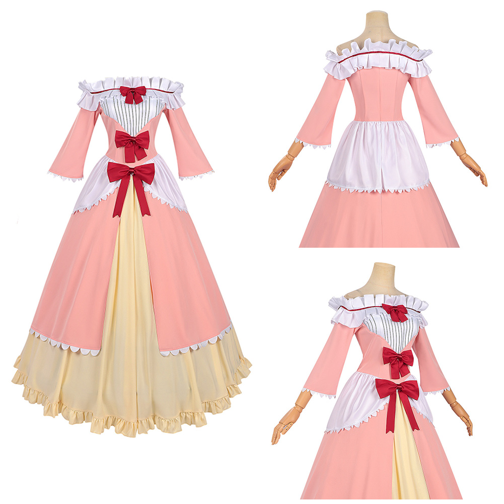 Always a Catch Maria Annunziata Women Pink Dress Outfits Halloween Carnival Cosplay Costume
