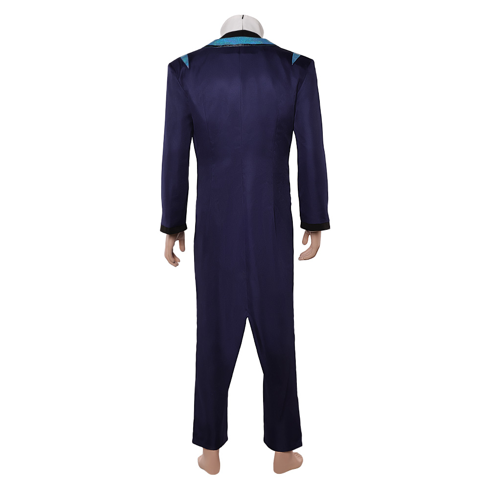 Hazbin Hotel Season 2 Vox Blue Suit Outfit Halloween Carnival Cosplay Costume