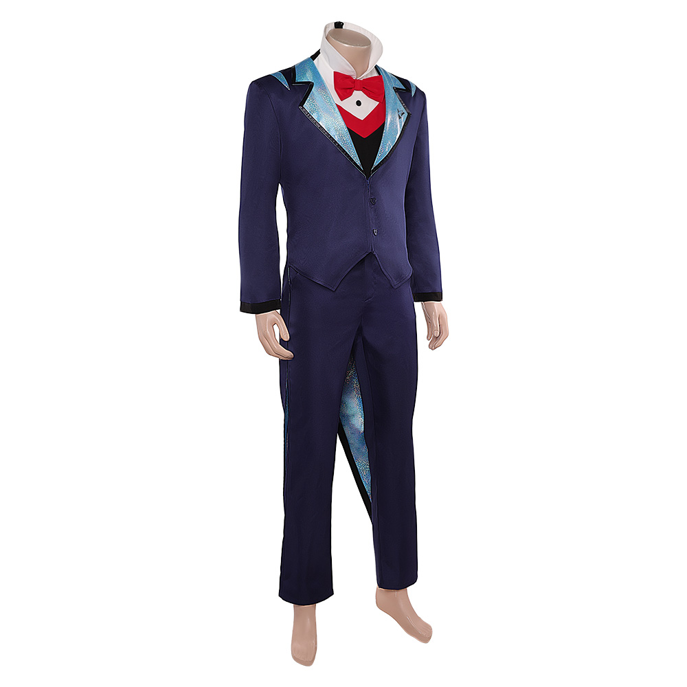 Hazbin Hotel Season 2 Vox Blue Suit Outfit Halloween Carnival Cosplay Costume