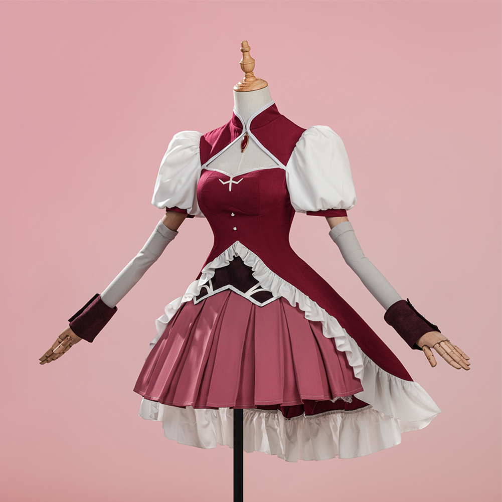 Puella Magi Madoka Magica Kyoko Sakura Women Outfit Halloween Carnival Cosplay Costume