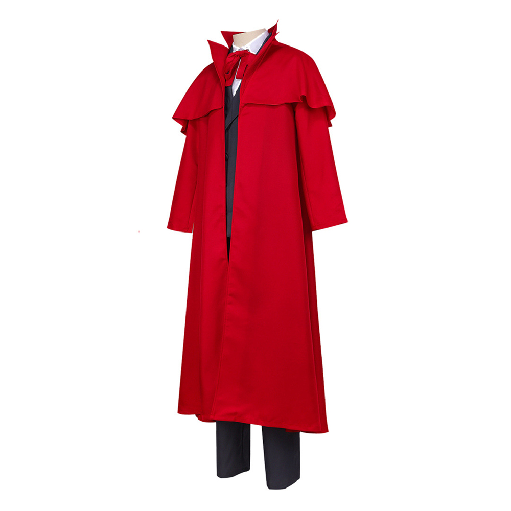 Herushingu Alucard Red Outfit Halloween Carnival Cosplay Costume