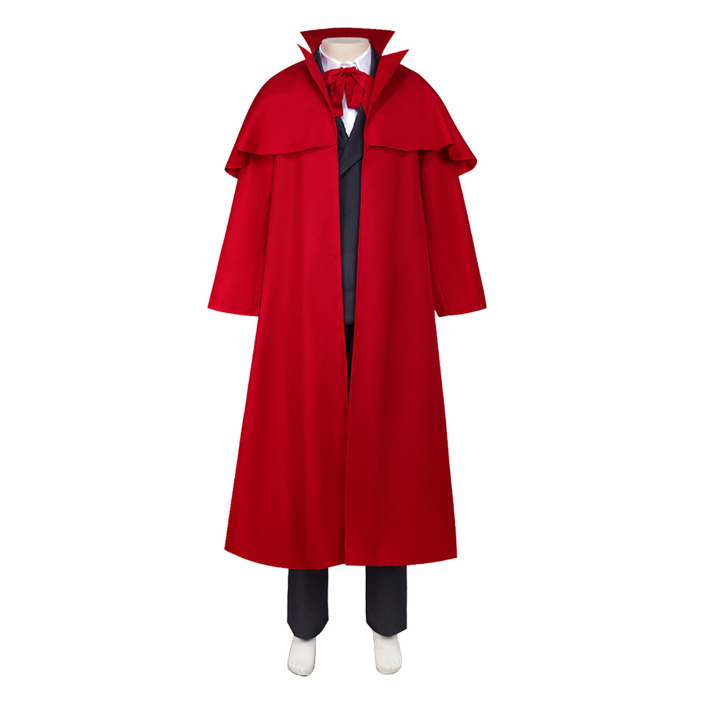 Herushingu Alucard Red Outfit Halloween Carnival Cosplay Costume