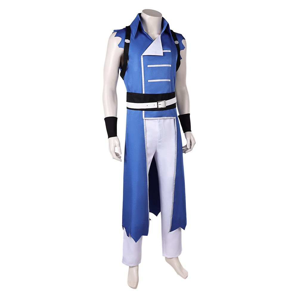 Castlevania:Nocturne Season 2 Richter Belmont Blue Uniform Outfit Carnival Halloween Cosplay Costume