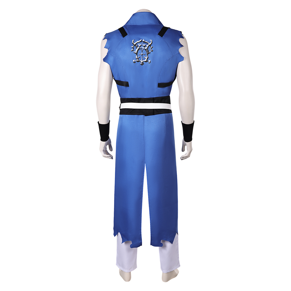 Castlevania:Nocturne Season 2 Richter Belmont Blue Uniform Outfit Carnival Halloween Cosplay Costume
