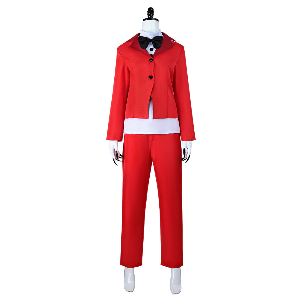 Hazbin Hotel Charlie Morningstar Women Red Outfit Halloween Carnival Cosplay Costume
