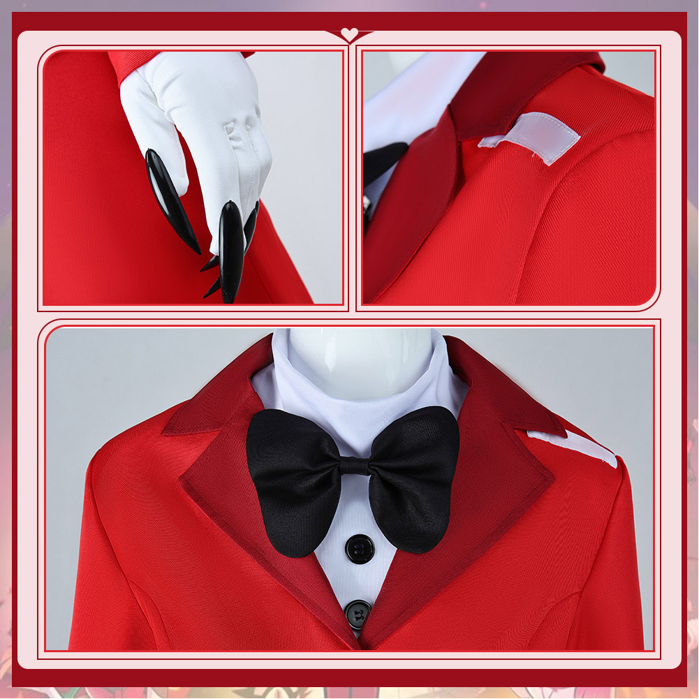 Hazbin Hotel Charlie Morningstar Women Red Outfit Halloween Carnival Cosplay Costume