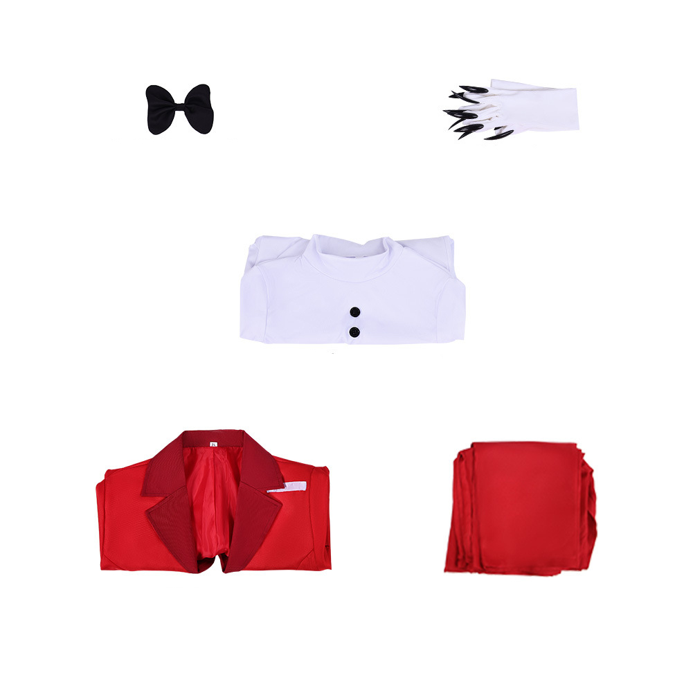 Hazbin Hotel Charlie Morningstar Women Red Outfit Halloween Carnival Cosplay Costume