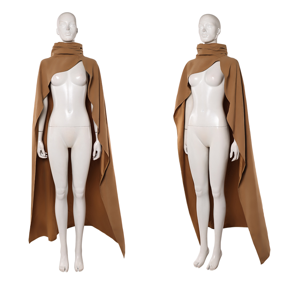 Devon Izara Women Brown Cloak Outfits Halloween Carnival Cosplay Costume