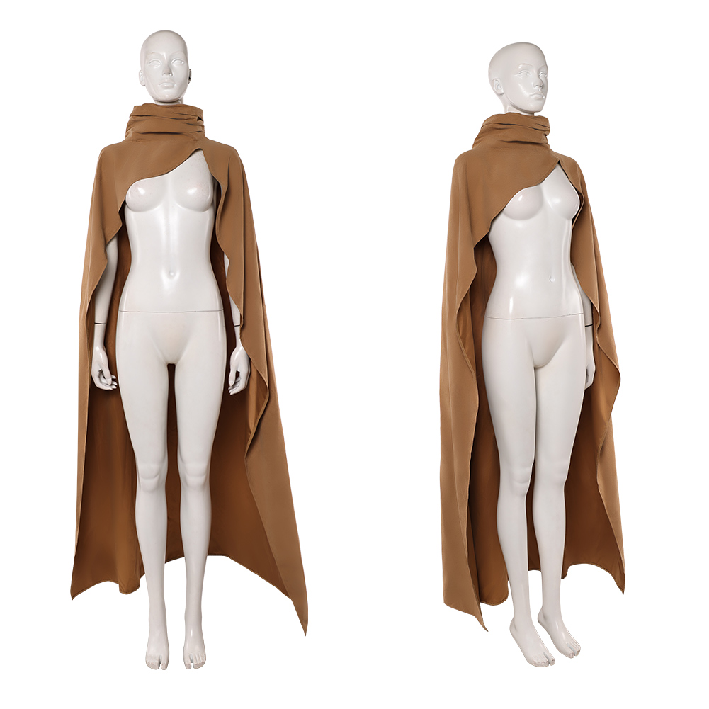 Devon Izara Women Brown Cloak Outfits Halloween Carnival Cosplay Costume