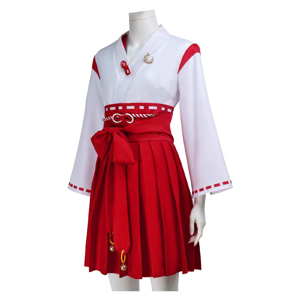 Silent Hill Shimizu Hinako Red Short Kimono Outfit Halloween Carnival Cosplay Costume
