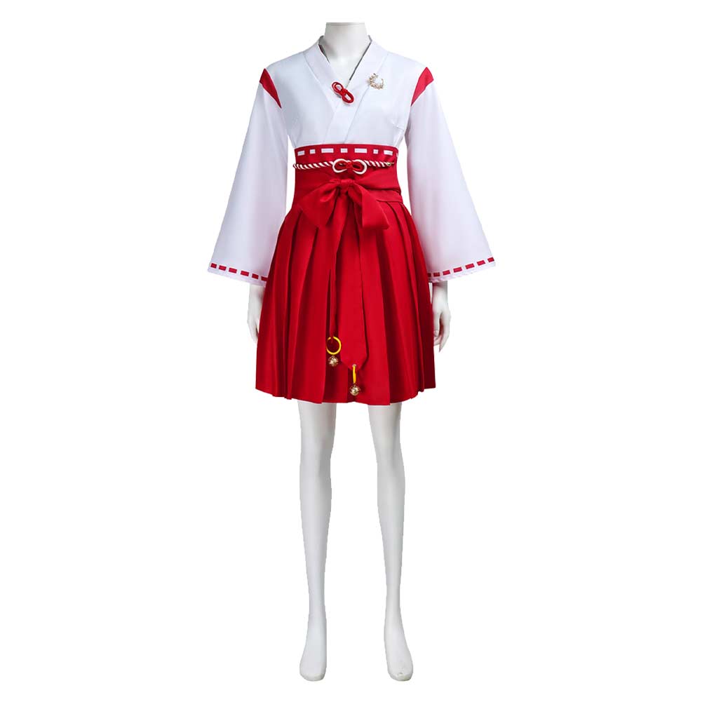 Silent Hill Shimizu Hinako Red Short Kimono Outfit Halloween Carnival Cosplay Costume