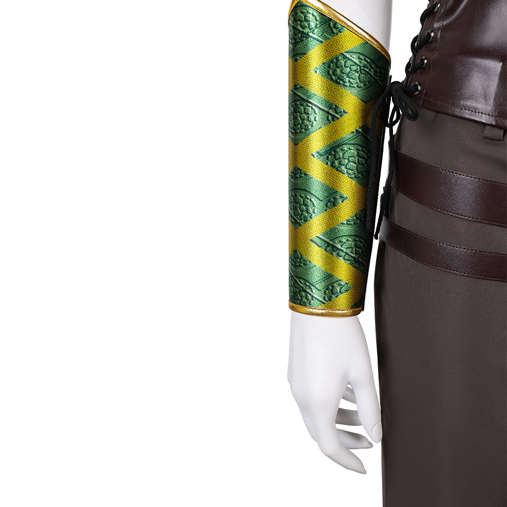 Movie Mortal Kombat 2 Jade Women Green Outfit Halloween Carnival Cosplay Costume