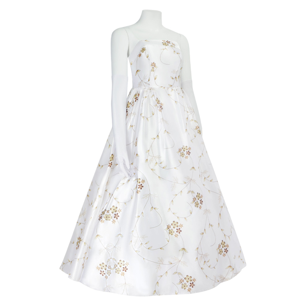 The Princess Diaries Mia White Princess Dress Outfit Halloween Carnival Cosplay Costume