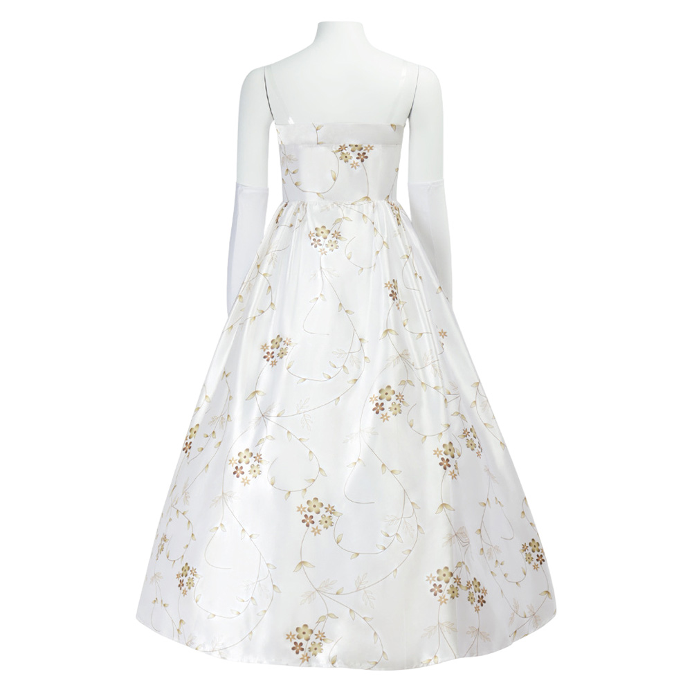 The Princess Diaries Mia White Princess Dress Outfit Halloween Carnival Cosplay Costume