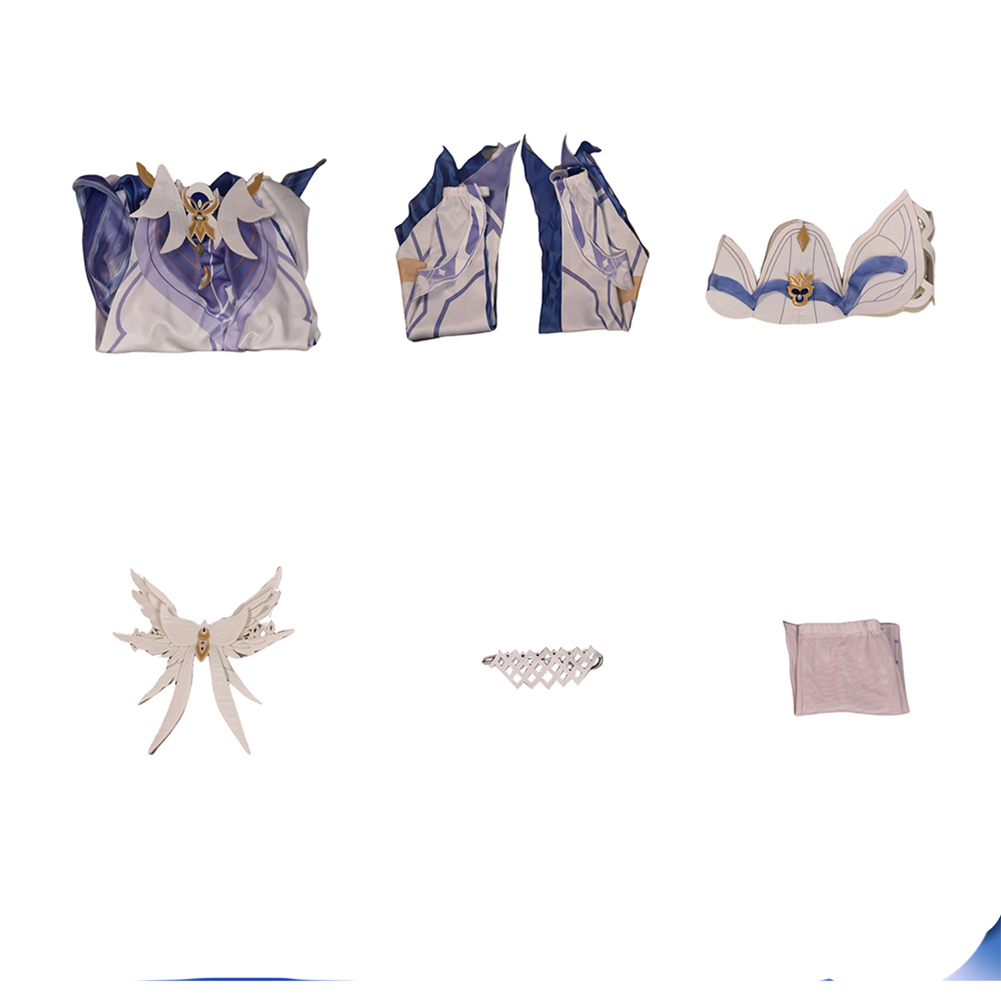 Genshin Impact Columbina Women Dress Halloween Carnival Cosplay Costume