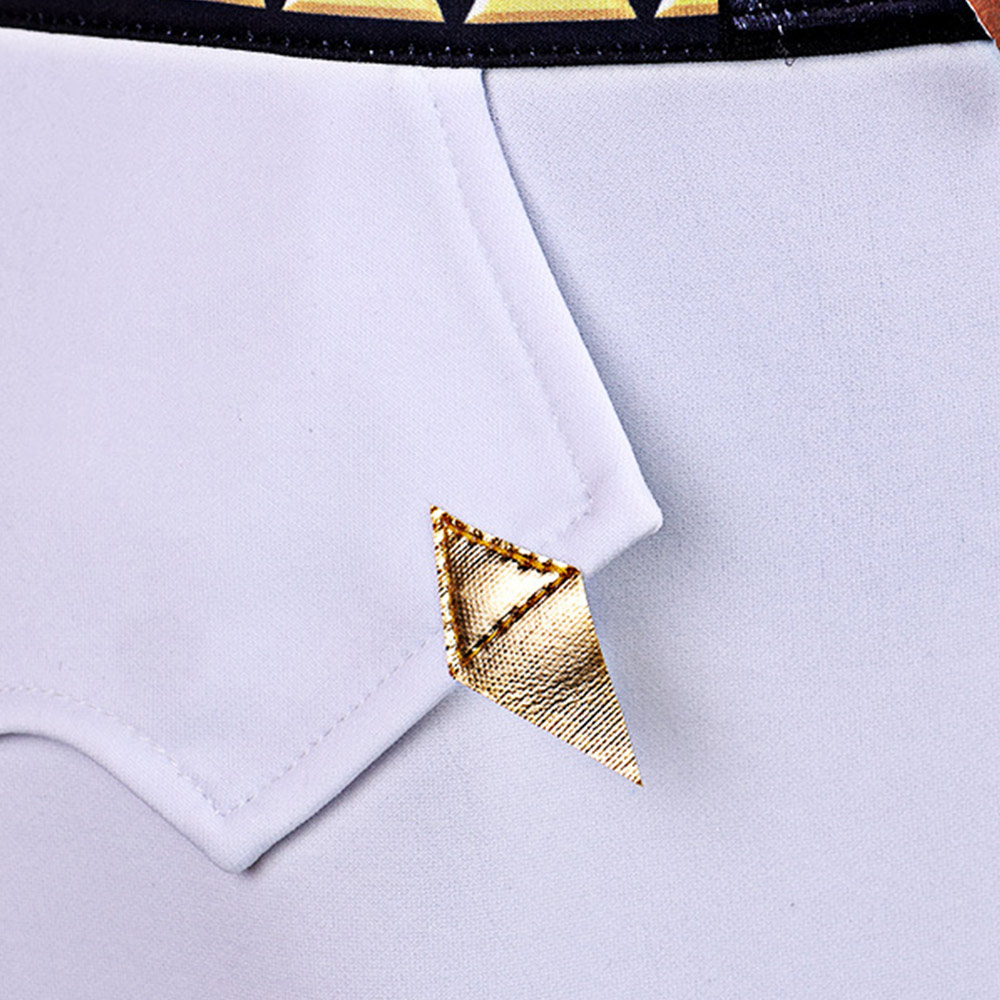 Overwatch Domina Women White Outfit Halloween Carnival Cosplay Costume