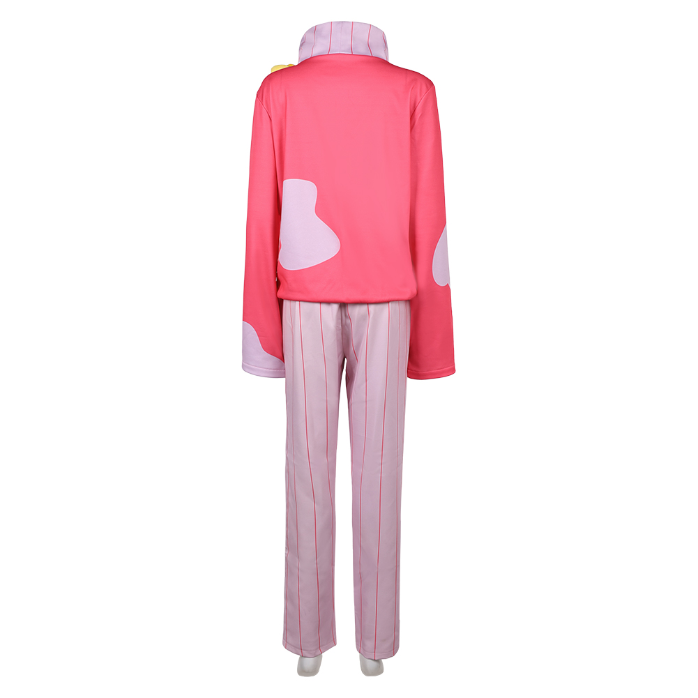 Hazbin Hotel Season 2 Lucifer Pink Pajamas Outfit Halloween Carnival Cosplay Costume