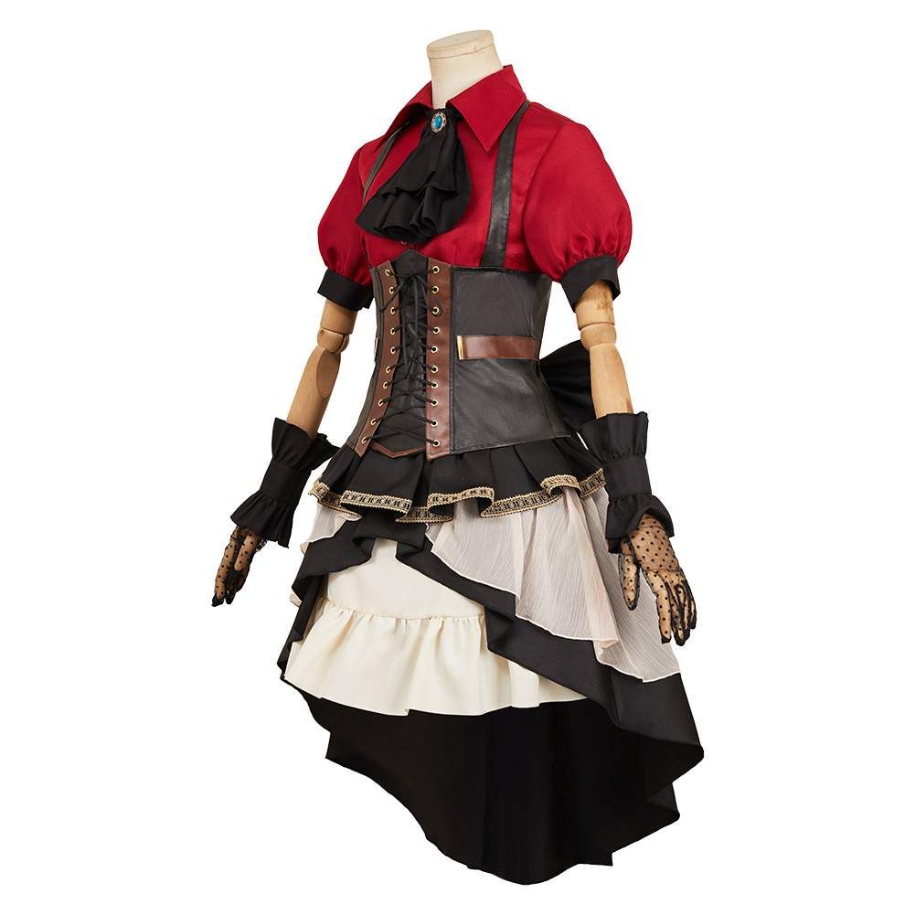 BanG Dream Togawa Sakiko Red Uniform Outfits Halloween Carnival Cosplay Costume