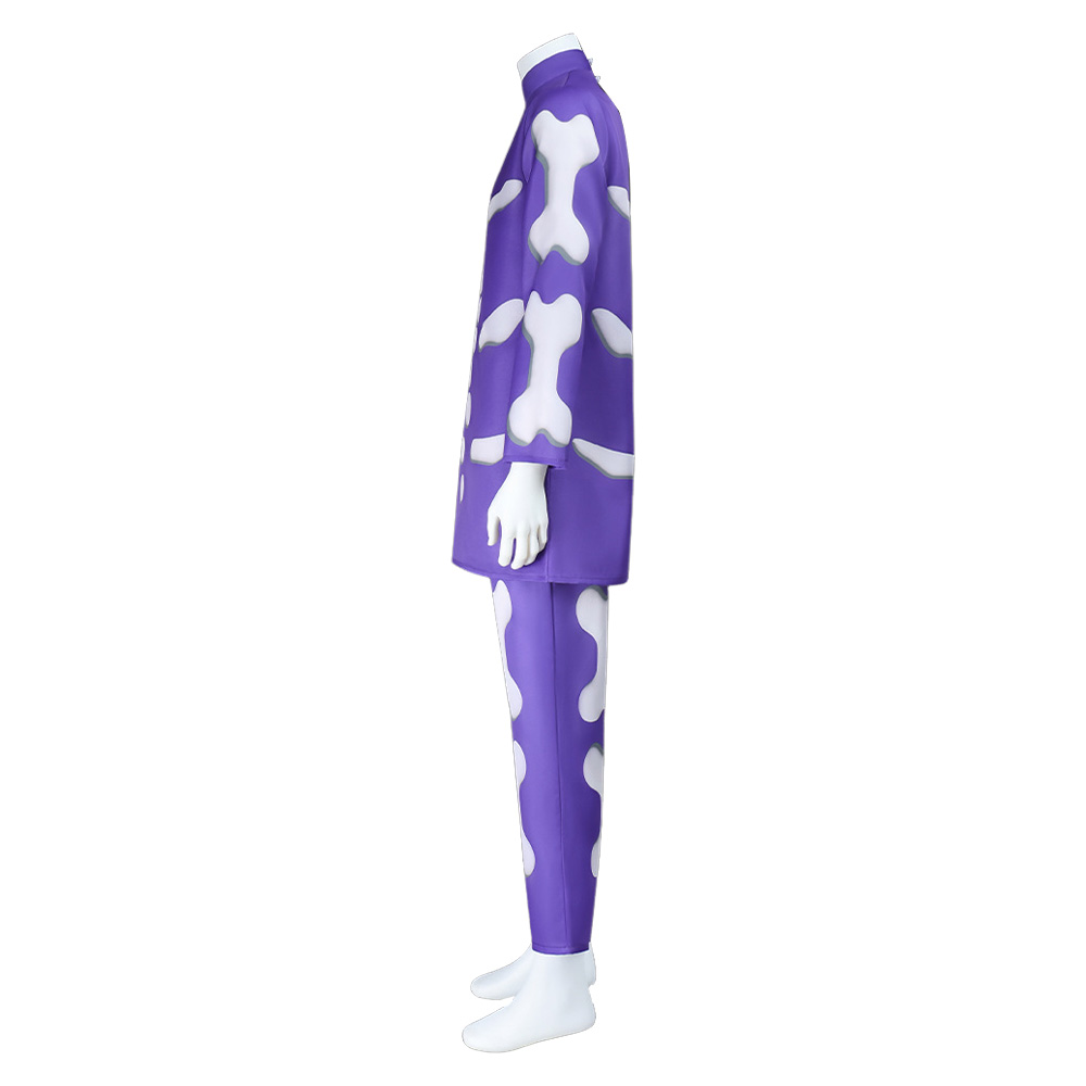 The Nightmare Before Christmas Barrel Purple Skeleton Outfit Halloween Carnival Cosplay Costume