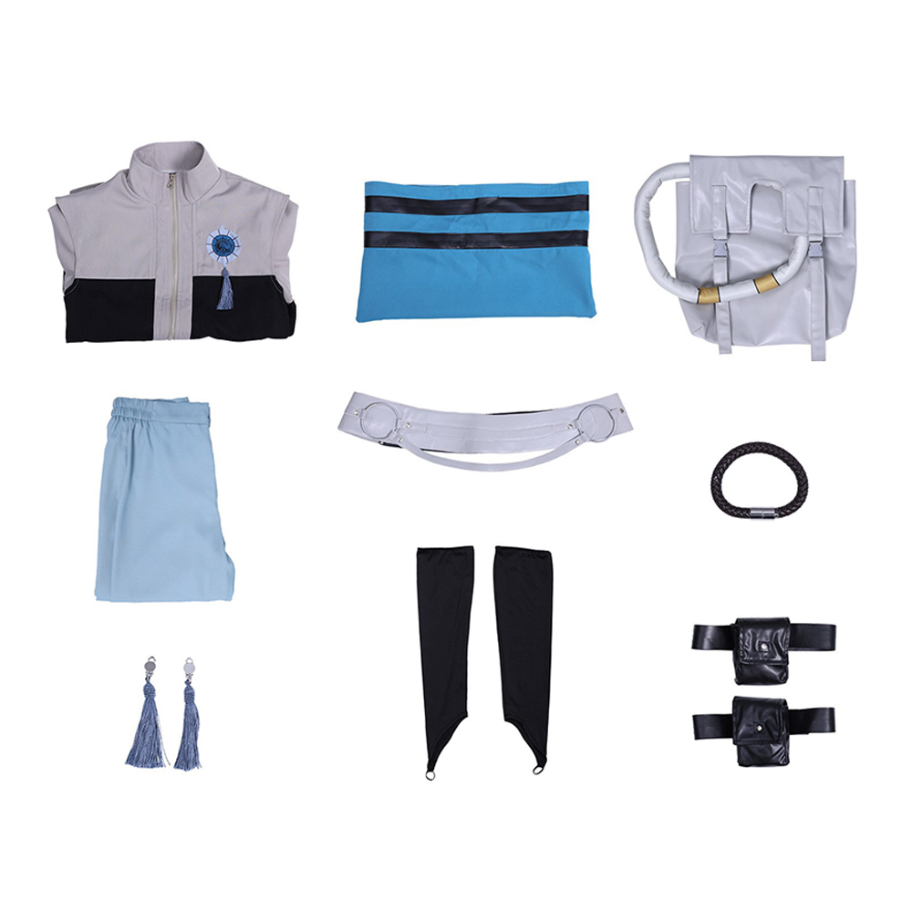 GACHIAKUTA  Zanka Outfit Cosplay Costume Outfit Halloween Carnival Suit