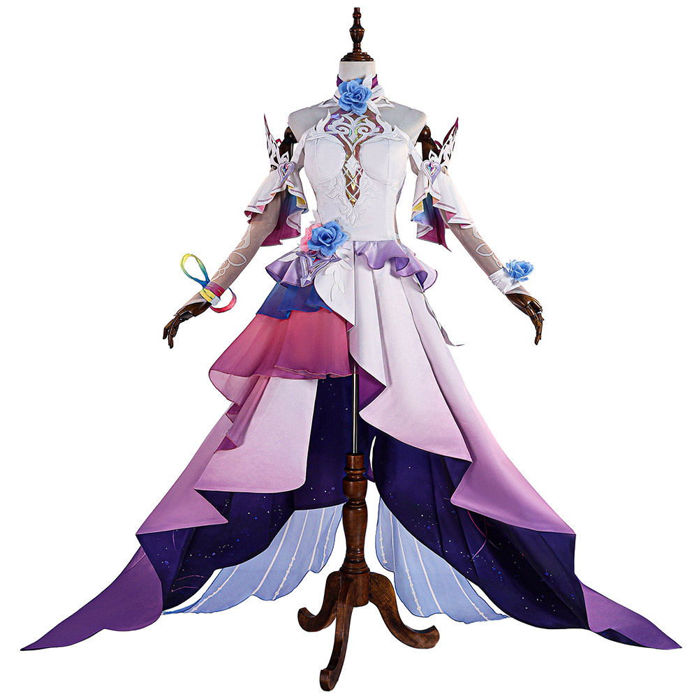 Honkai: Star Rail Cyrene White Outfit Woman  Halloween Carnival Cosplay Costume
