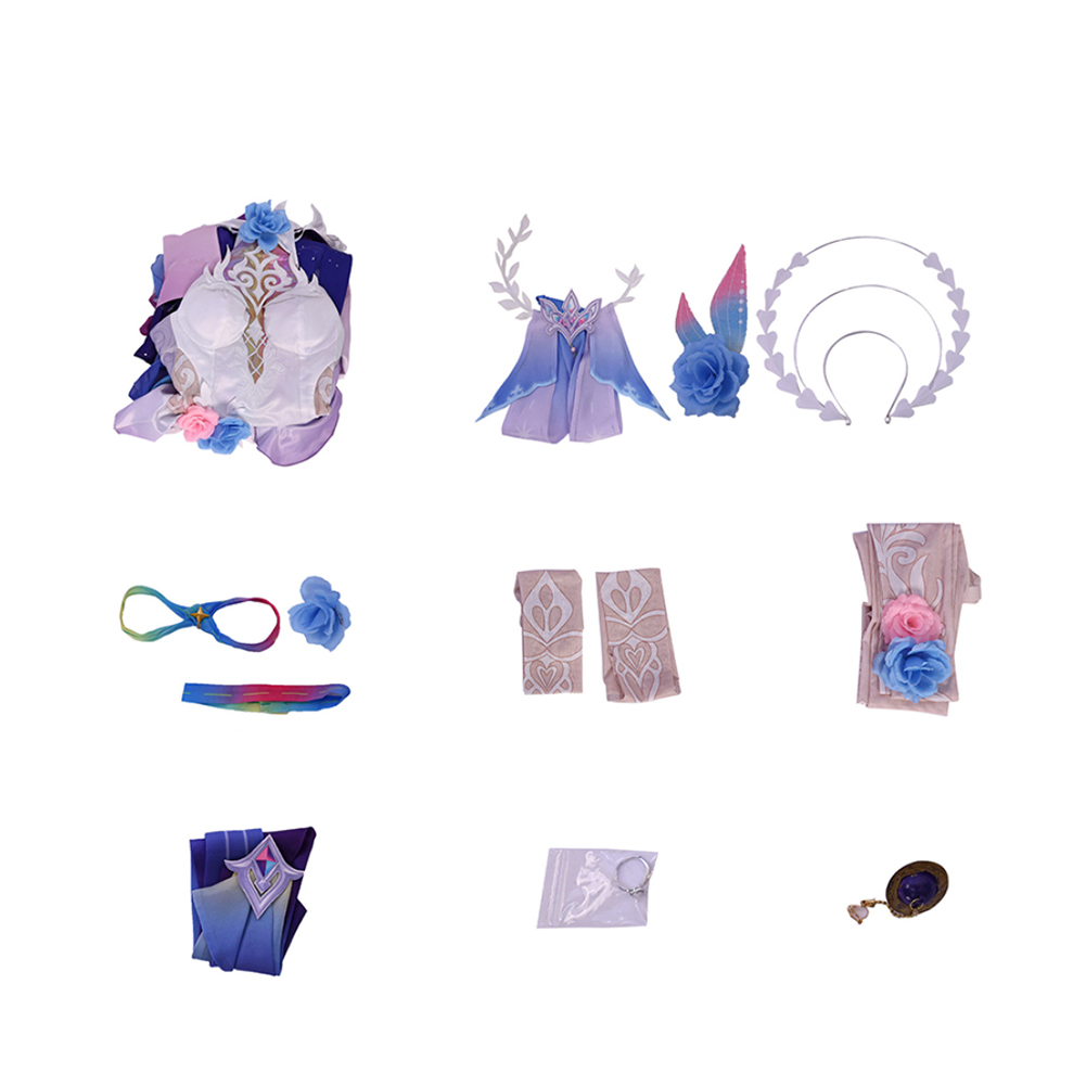 Honkai: Star Rail Cyrene White Outfit Woman  Halloween Carnival Cosplay Costume