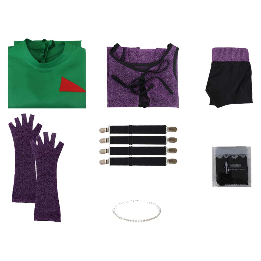 The Rocky Horror Picture Show Dr. Frank-N-Furter Green Outfit Halloween Carnival Cosplay Costume