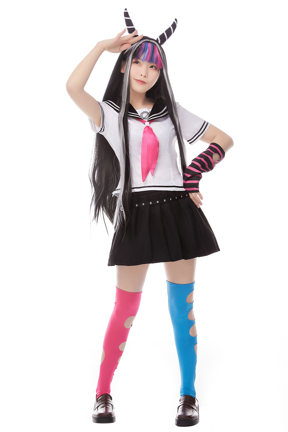 Super DanganRonpa Ibuki Mioda Outfits Cosplay Costume Halloween Suit