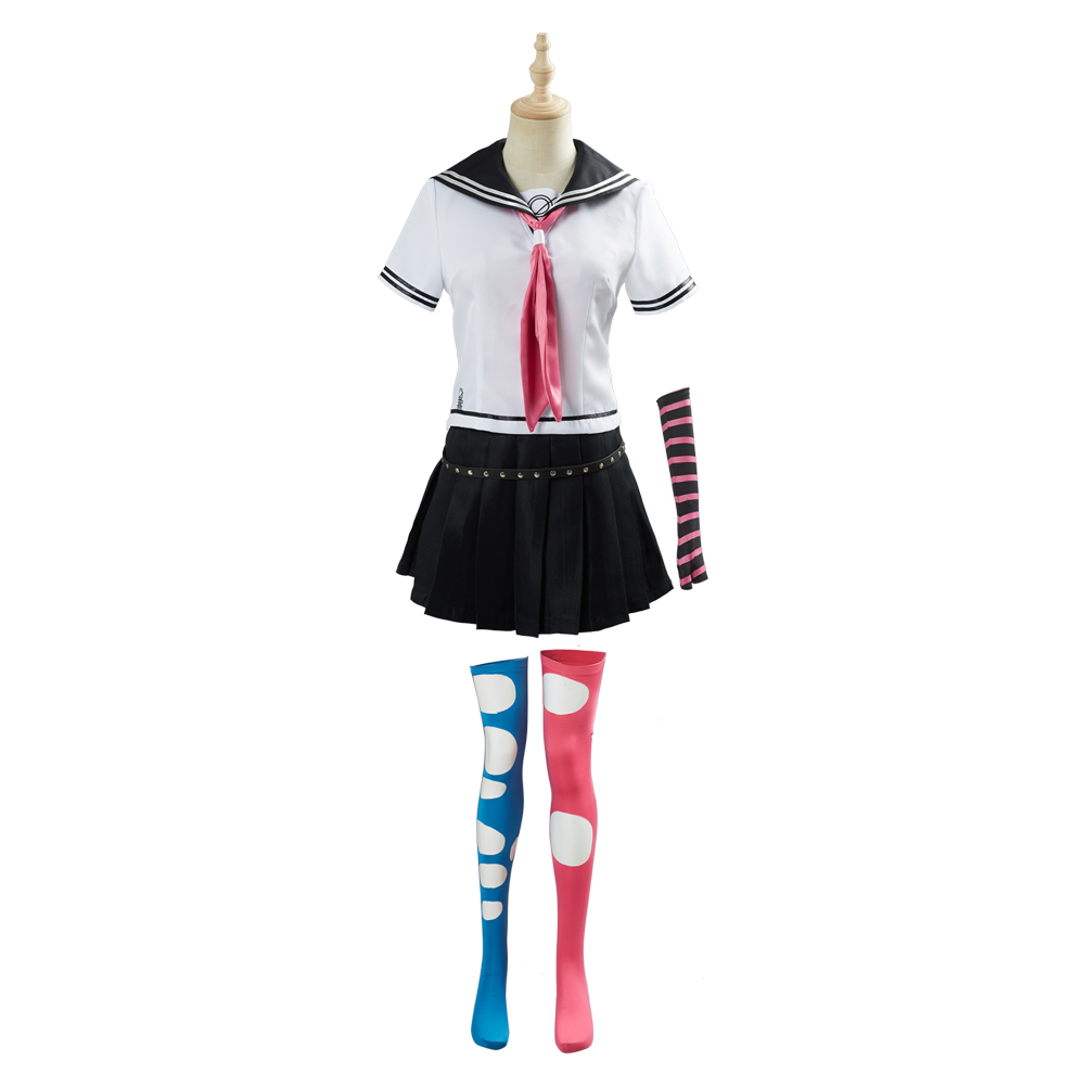 Super DanganRonpa Ibuki Mioda Outfits Cosplay Costume Halloween Suit