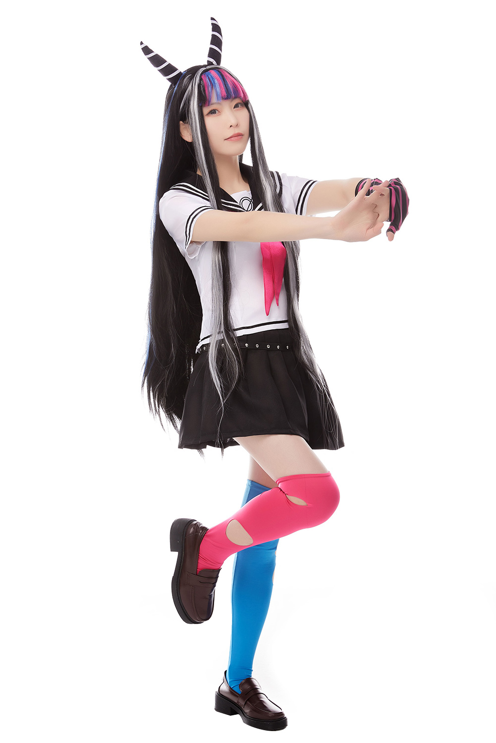 Super DanganRonpa Ibuki Mioda Outfits Cosplay Costume Halloween Suit