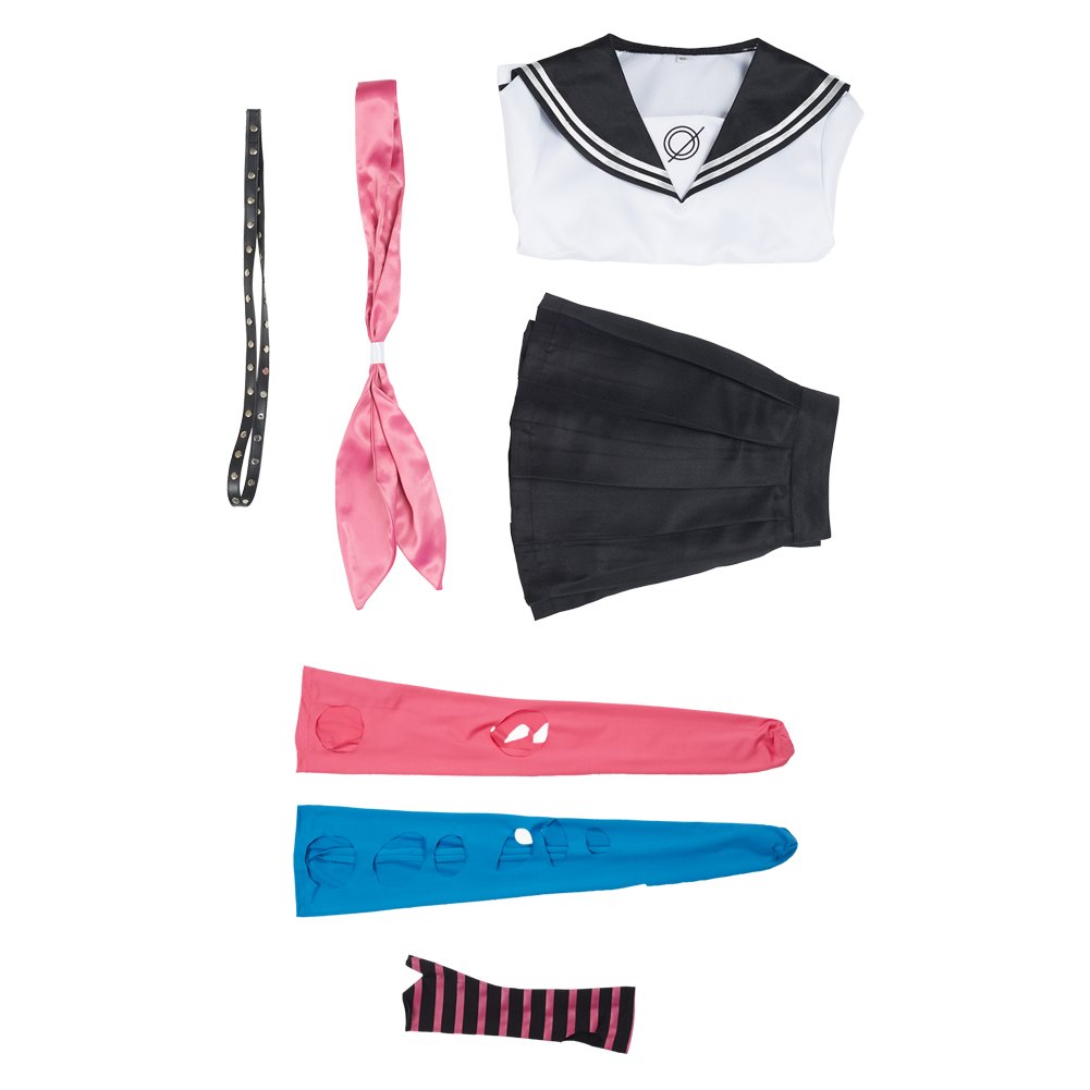 Super DanganRonpa Ibuki Mioda Outfits Cosplay Costume Halloween Suit
