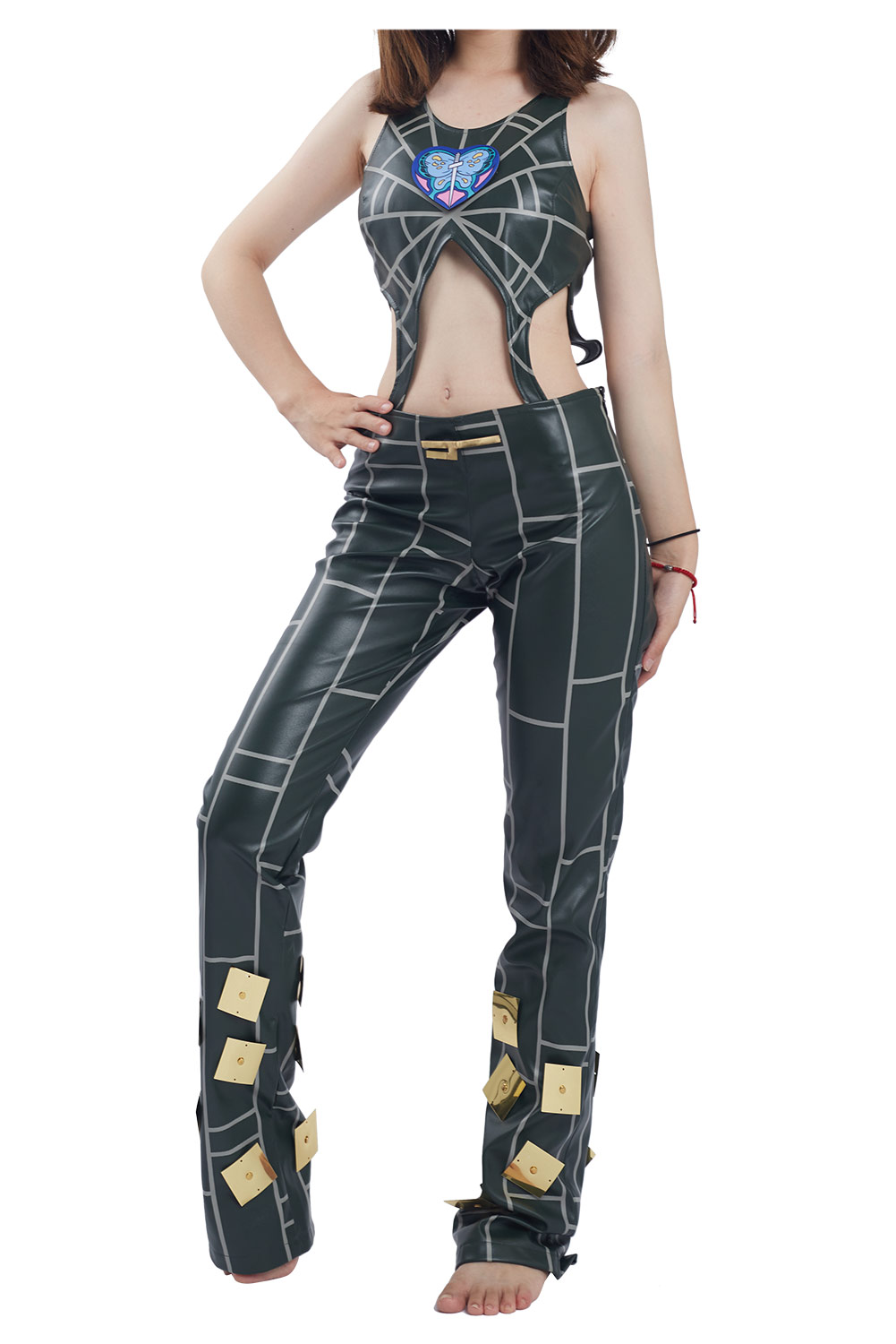 JoJo's Bizarre Adventure Jolyne Cujoh Cosplay Costume Outfits Halloween Carnival Suit