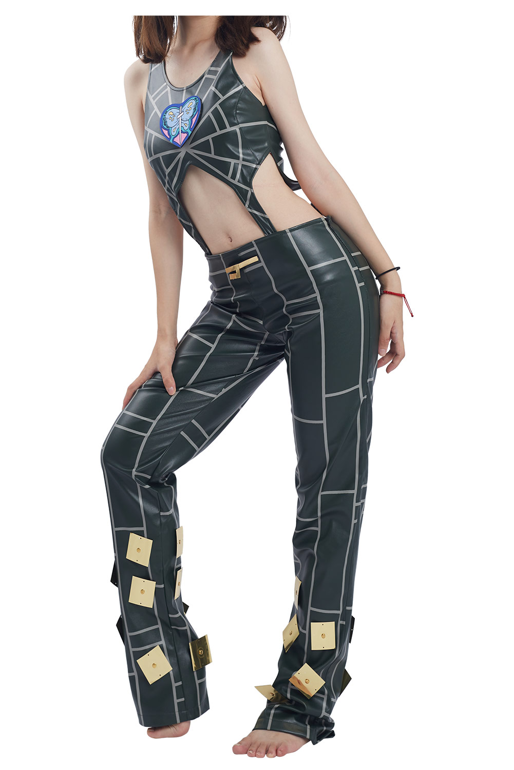 JoJo's Bizarre Adventure Jolyne Cujoh Cosplay Costume Outfits Halloween Carnival Suit