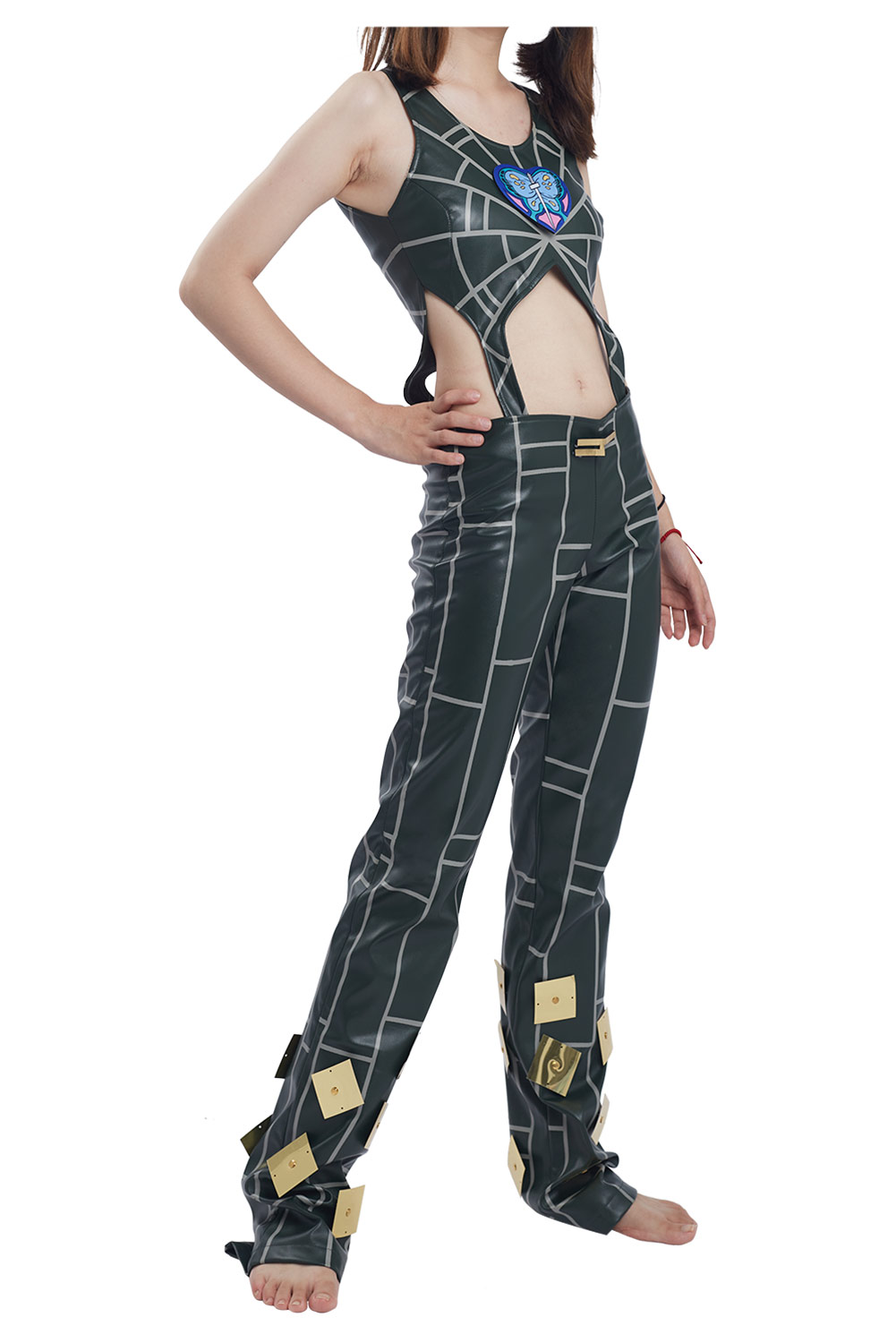 JoJo's Bizarre Adventure Jolyne Cujoh Cosplay Costume Outfits Halloween Carnival Suit