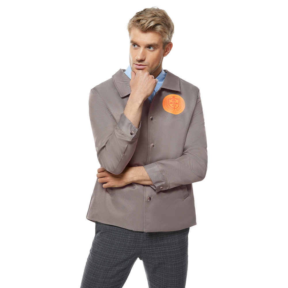 Loki Time Change Authority Coat Cosplay Costume Festival Party Outfit 