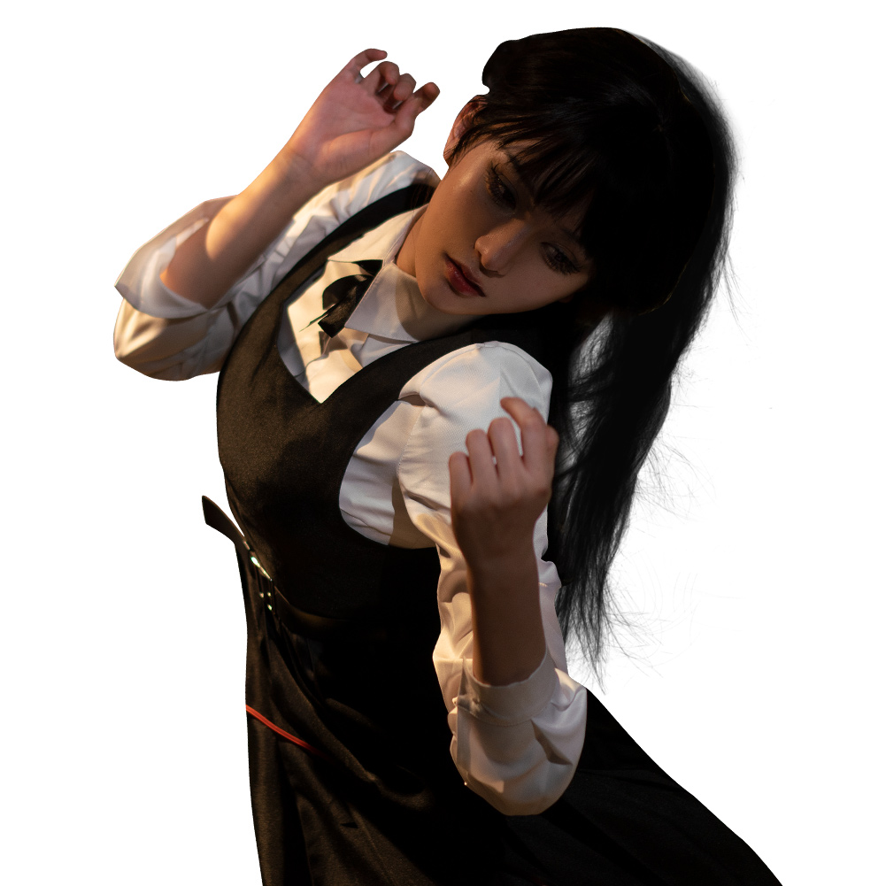 Chainsaw Man - Mitaka Asa Cosplay Costume Uniform Dress Outfits Halloween Carnival