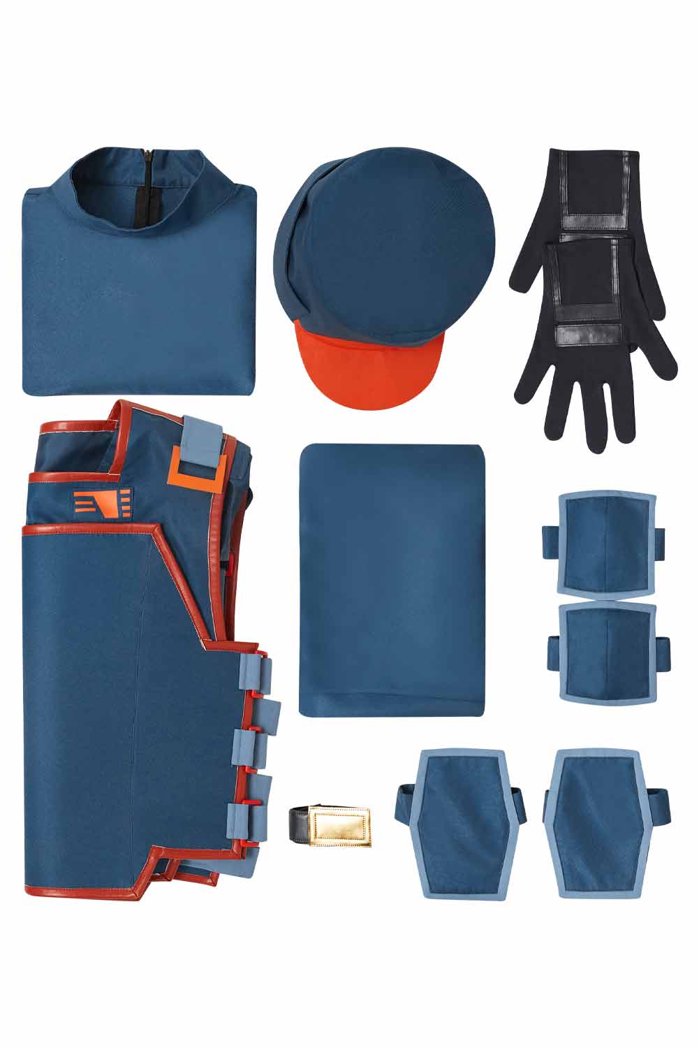 Andor Season 2 Syril Karn Blue Imperial Uniform Outfits Halloween Carnival Cosplay Costume