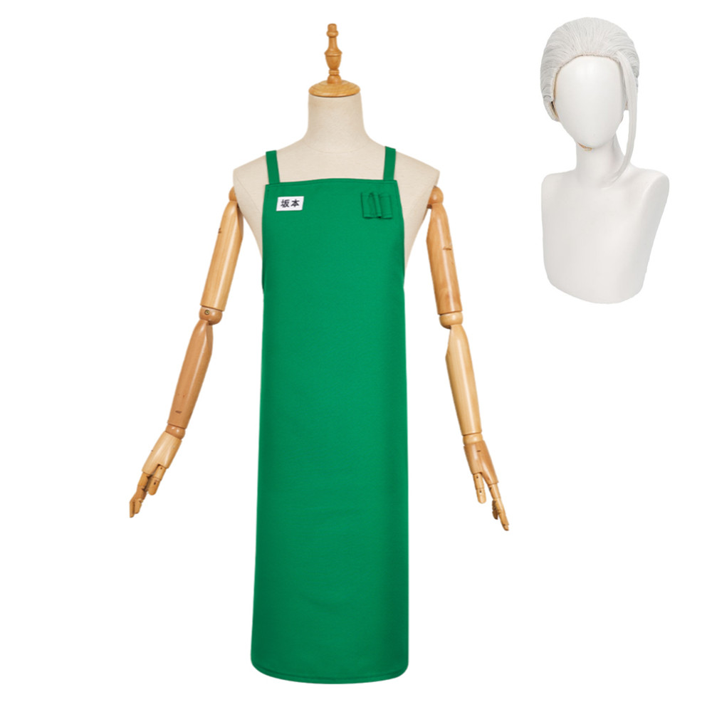 SAKAMOTO DAYS (2025) Taro Sakamoto Green Apron Outfits Halloween Carnival Cosplay Costume