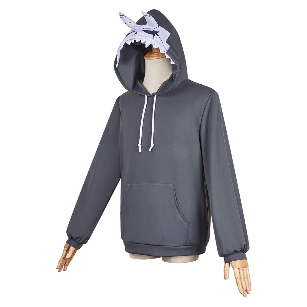 Kaiju No. 8 Hibino Kafka Black Hoodie Outfit Halloween Carnival Cosplay Costume