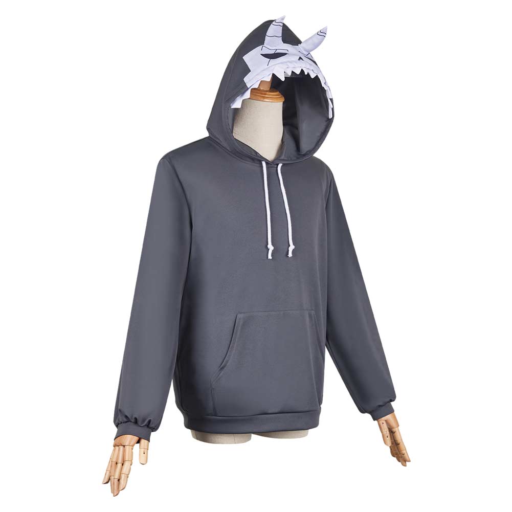 Kaiju No. 8 Hibino Kafka Black Hoodie Outfit Halloween Carnival Cosplay Costume
